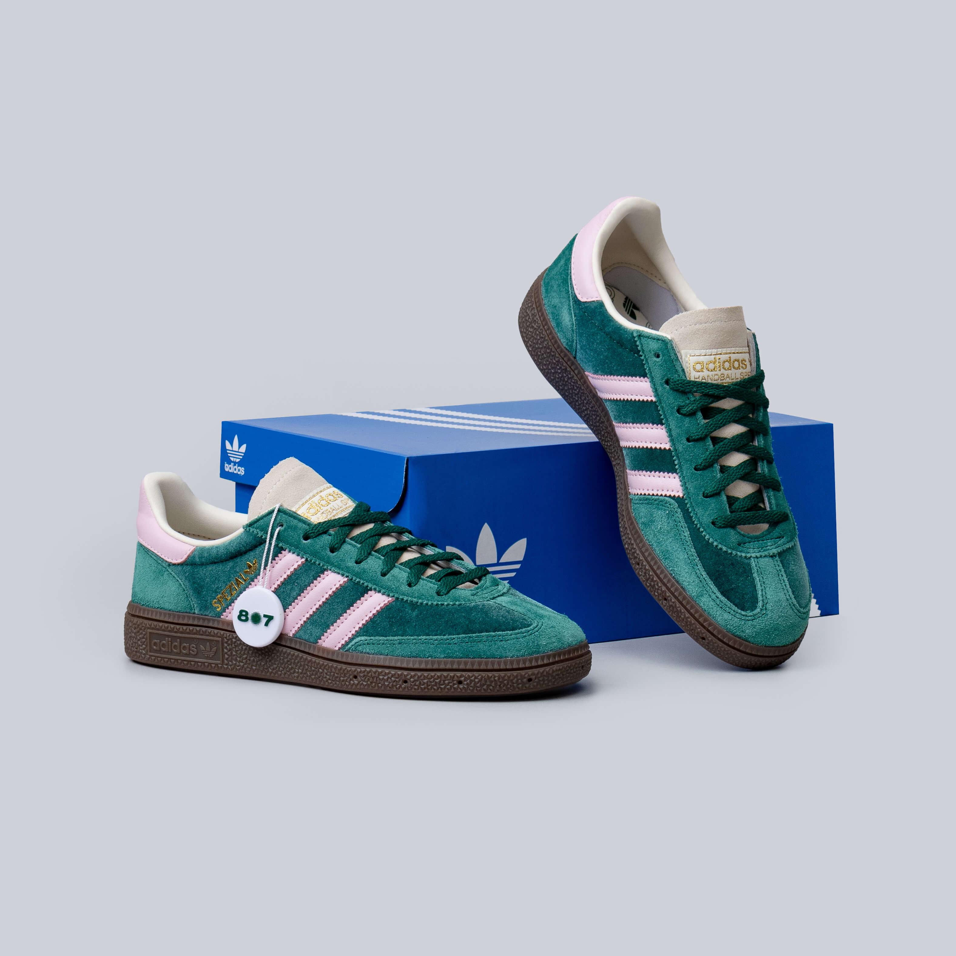 Adidas Handball Spezial Green Pink Velvet
