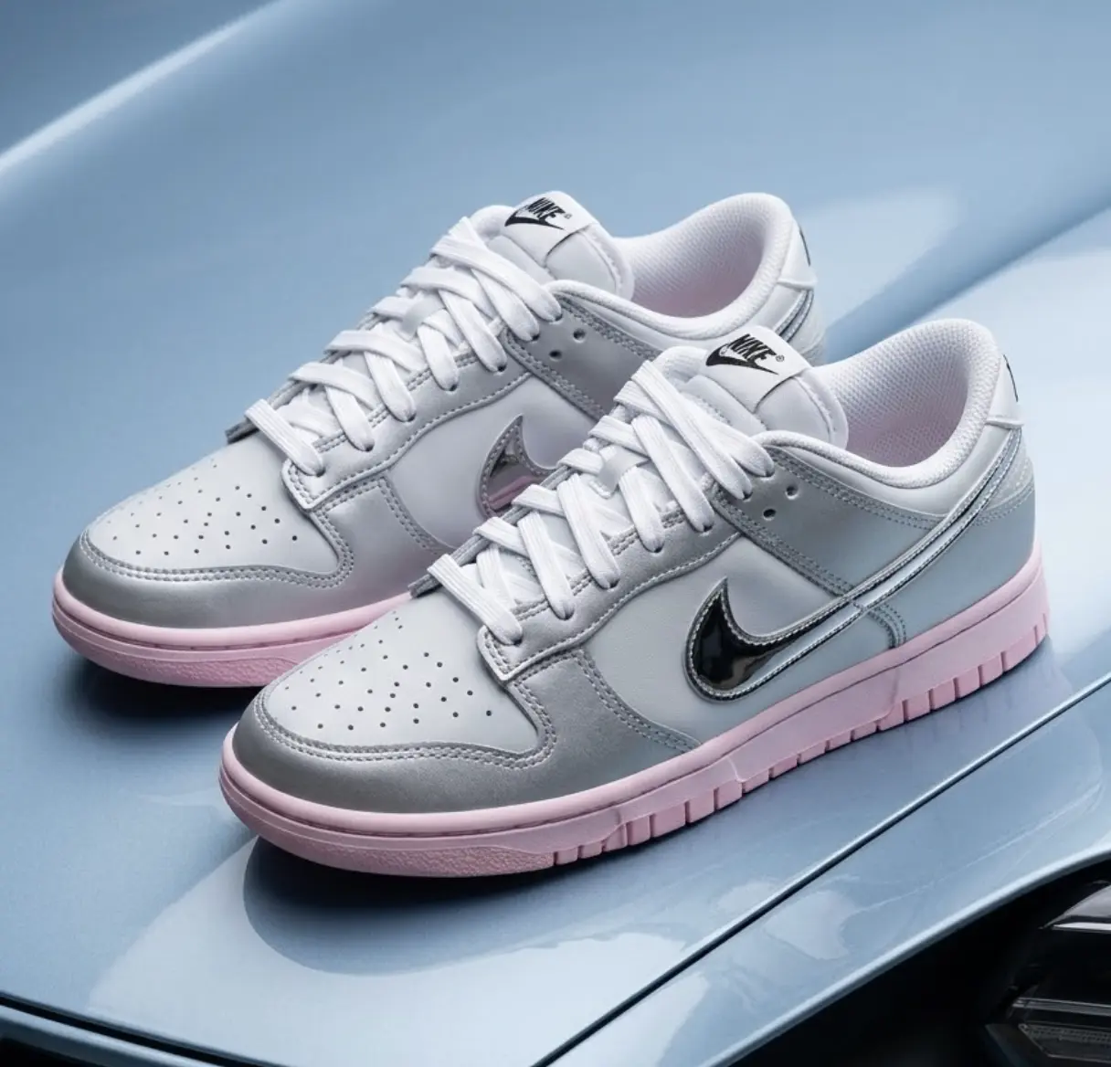 Nike Dunk Low LX "Metallic Argenté Rose Foam"