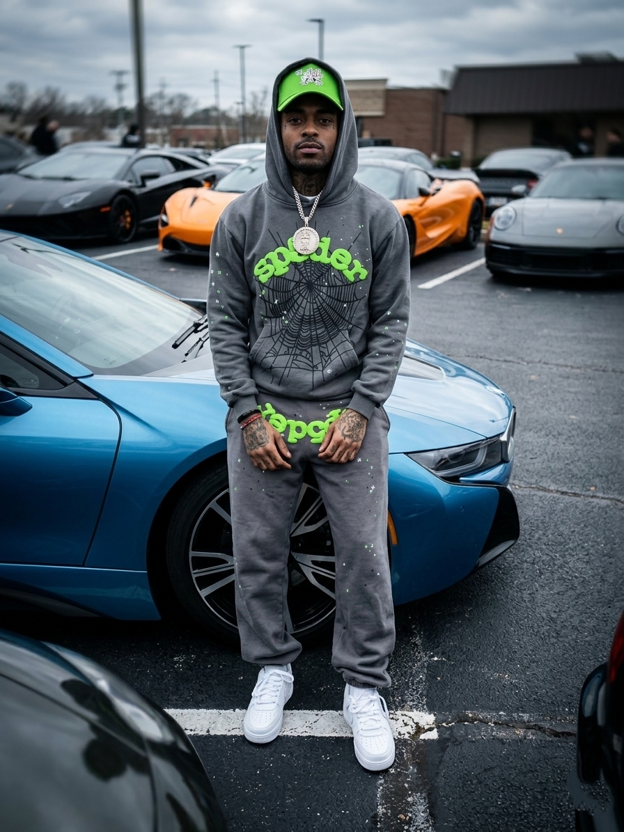 Sp5der Tracksuit "Green"