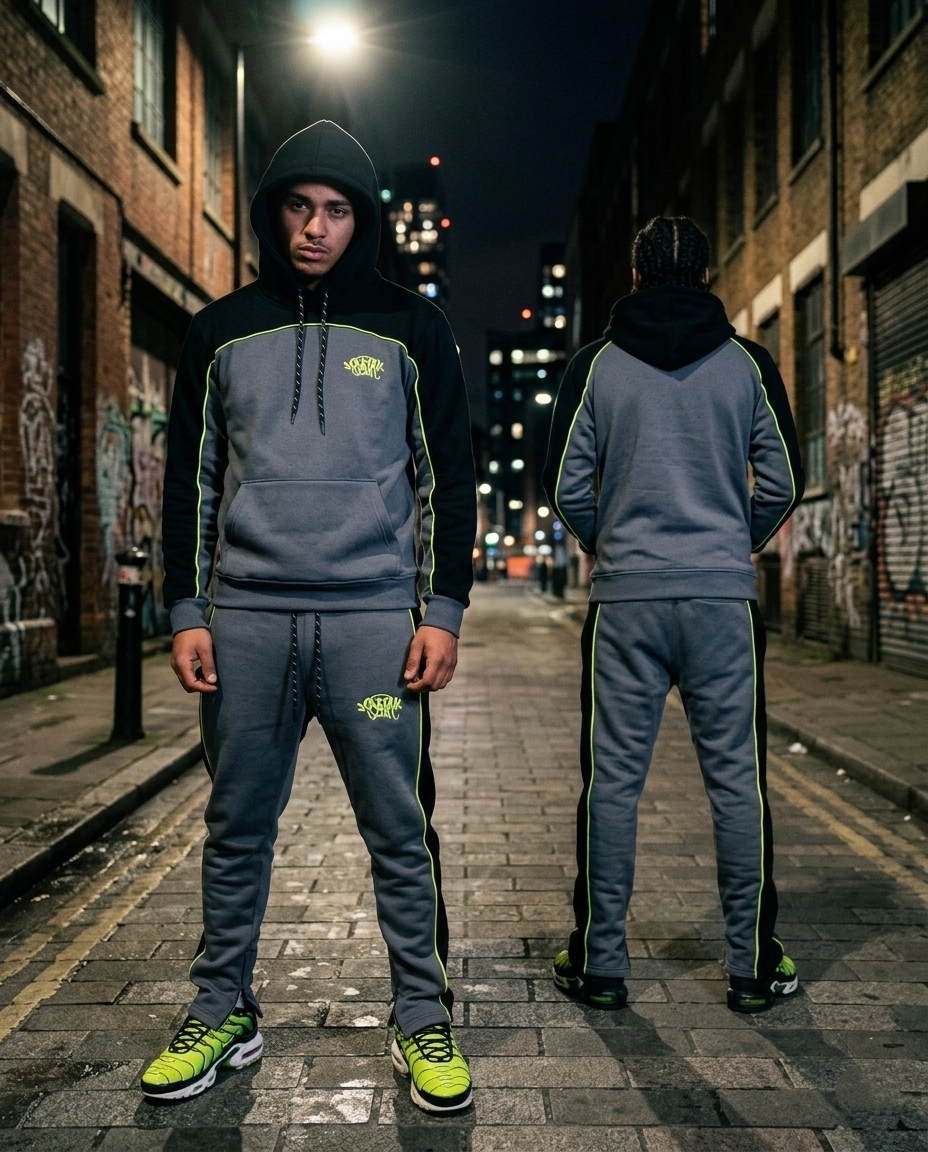 Syna World Pipe Tracksuit Black