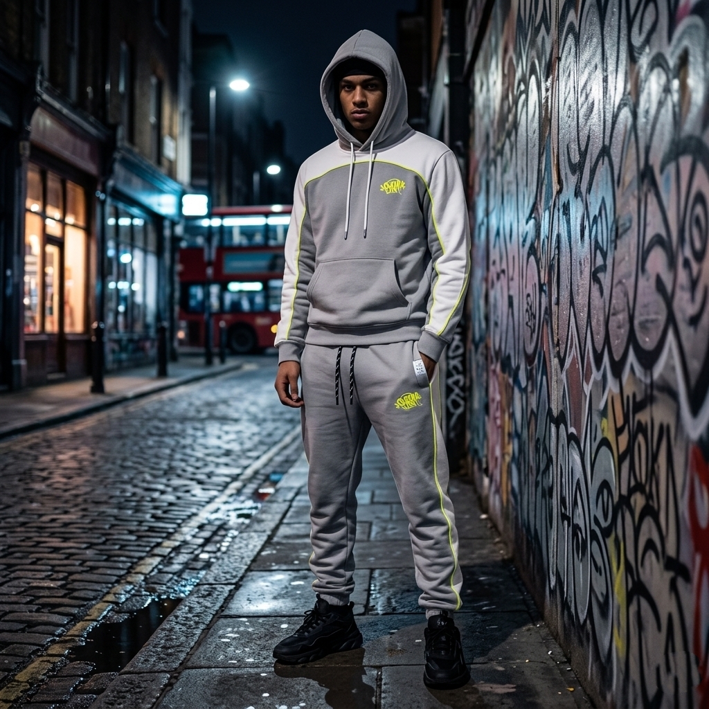 Syna World Pipe Tracksuit Grey