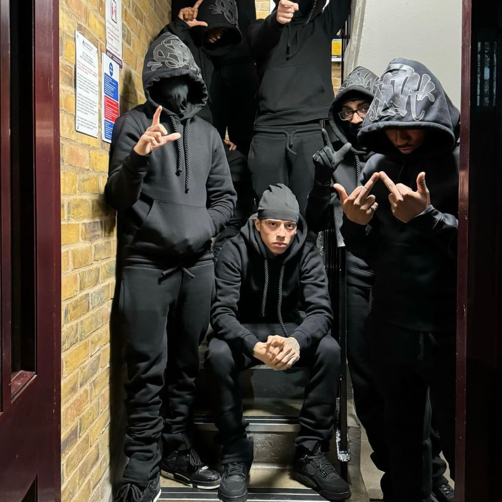 Synaworld Tracksuit " Black "