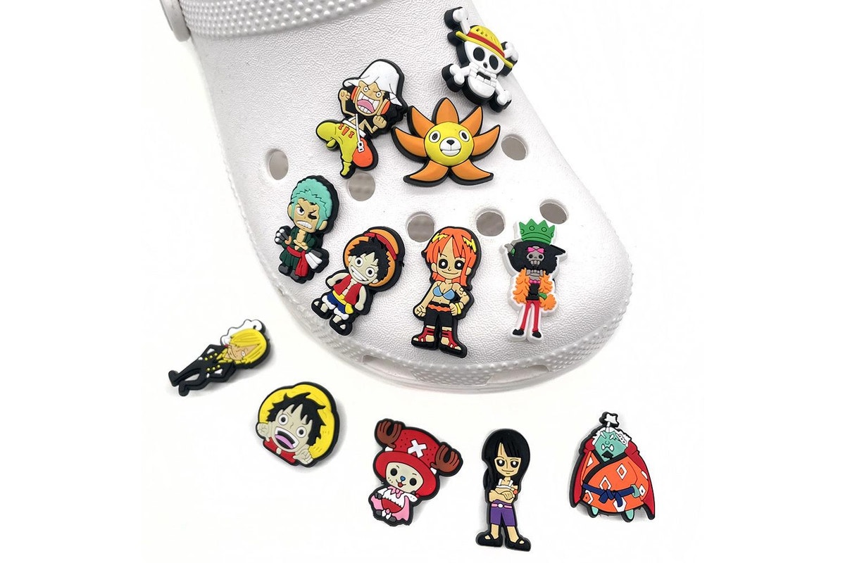 12 piece charms of crocs " One Piece "