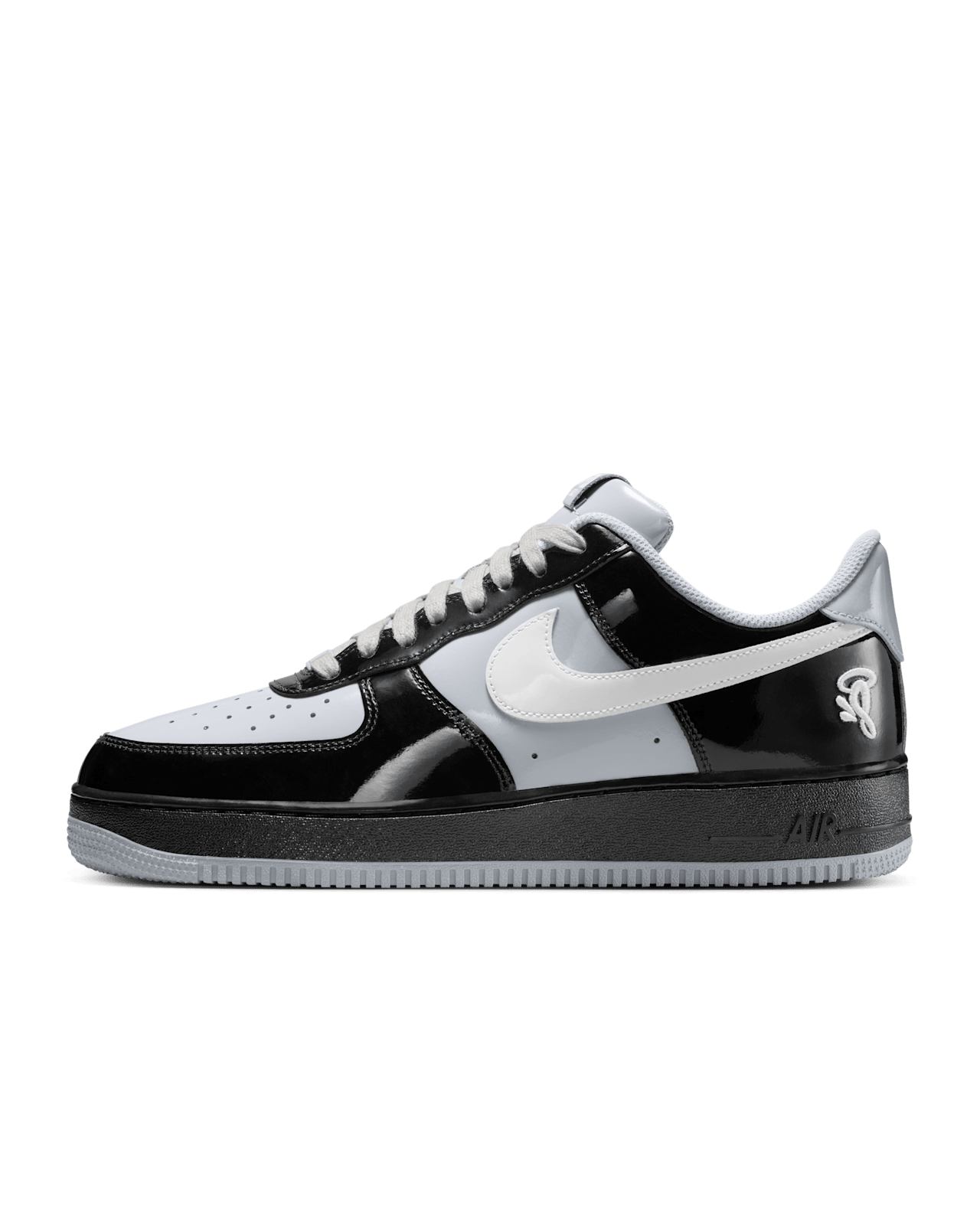 Central Cee x SYNA WORLD x Nike Air Force 1 Low Black and Light Smoke Grey
