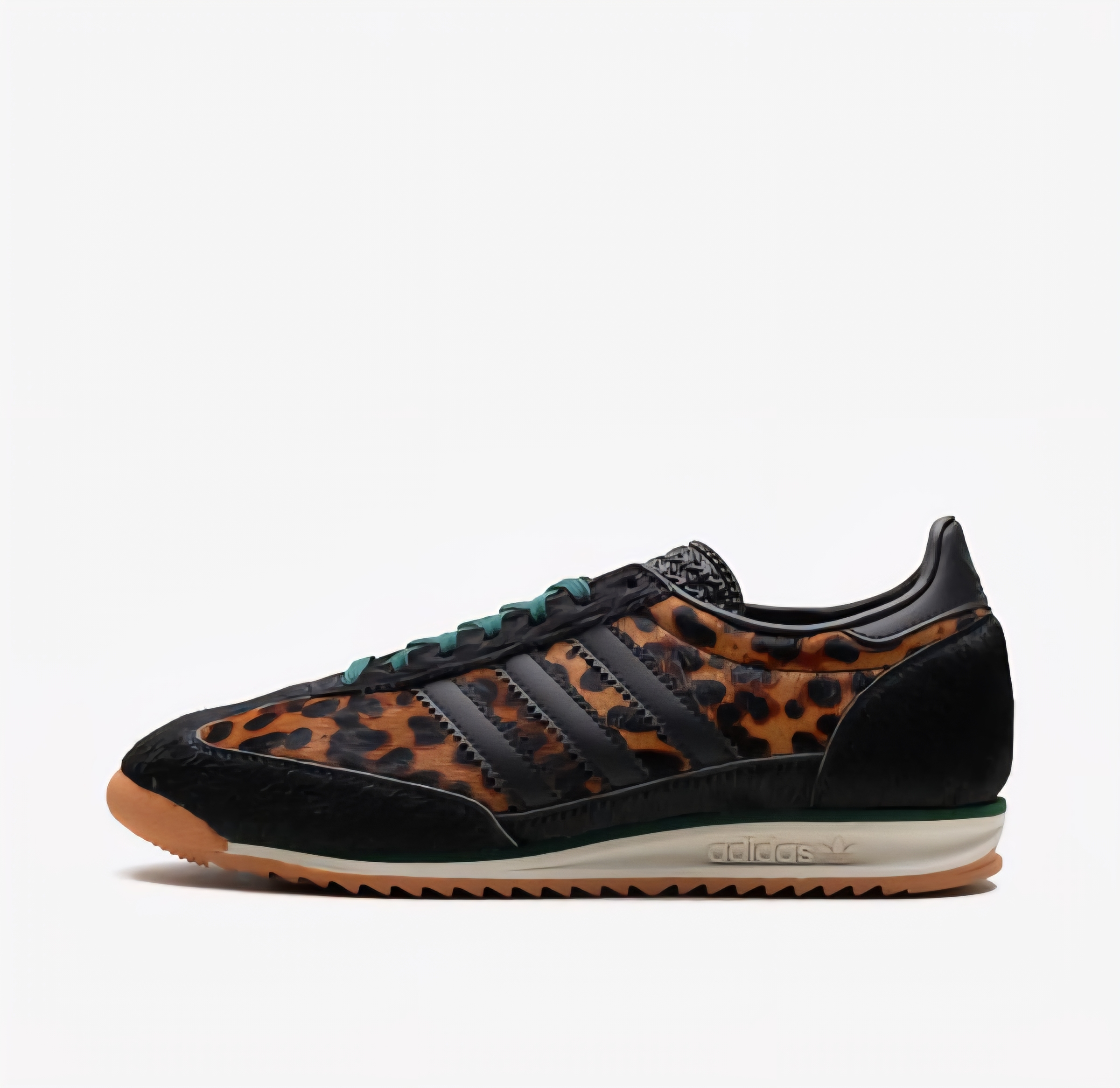 Adidas baskets SL 72 " Leopard Print Collegiate Green"