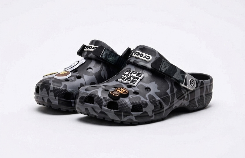 BAPE x Crocs Classic Clog « Camo Black »